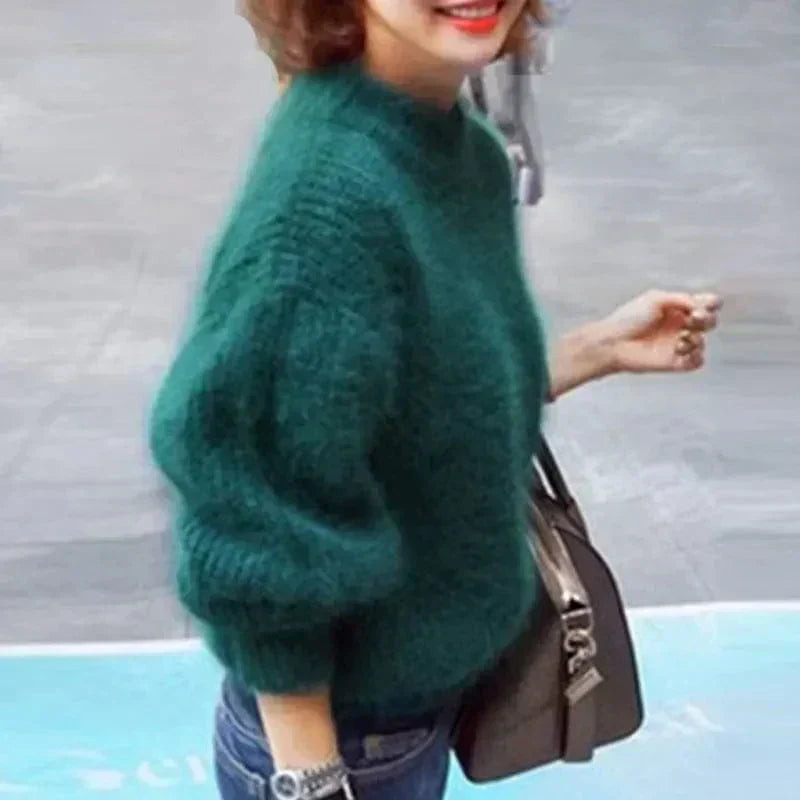 WW | Eleganter und lässiger Strickpullover mit weitem Schnitt