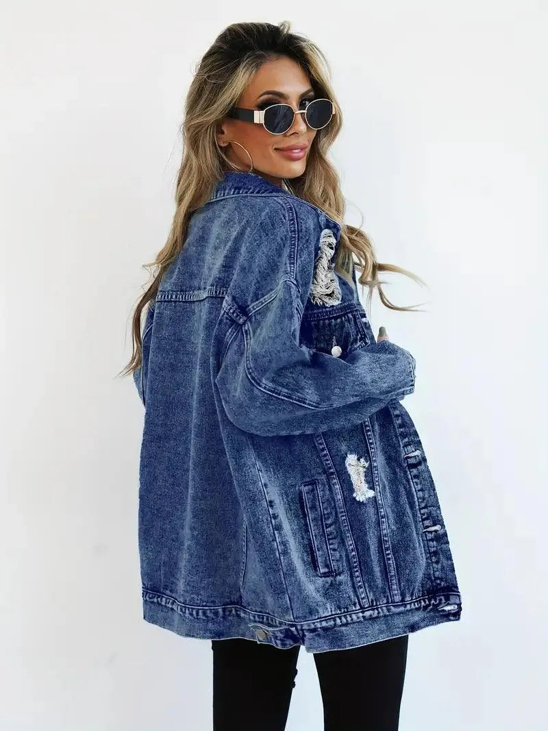 WW | Übergroß Jeansjacke für Frauen