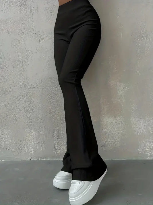 WW | Taille Ribcord Schlaghose - Trendy Damen Alltagshose