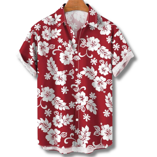 WW | Men's Hawaiian Shirt Short Sleeve