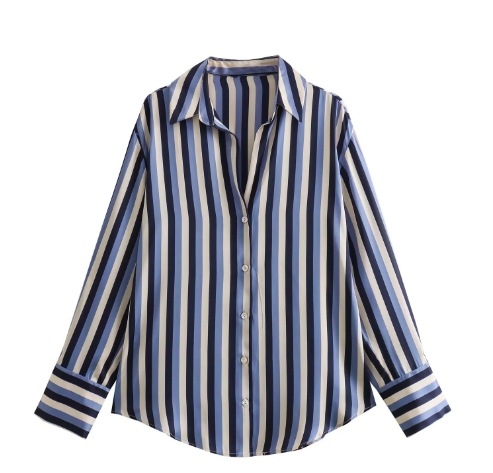 WW | Striped silk shirt