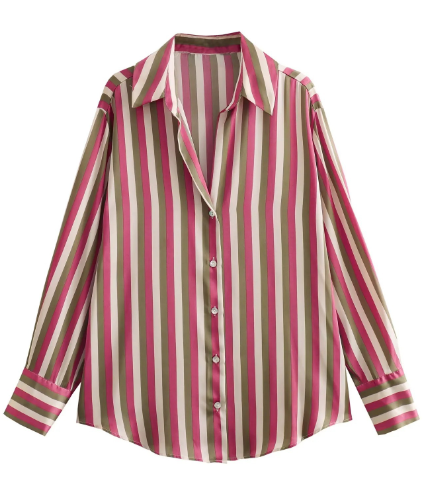 WW | Striped silk shirt