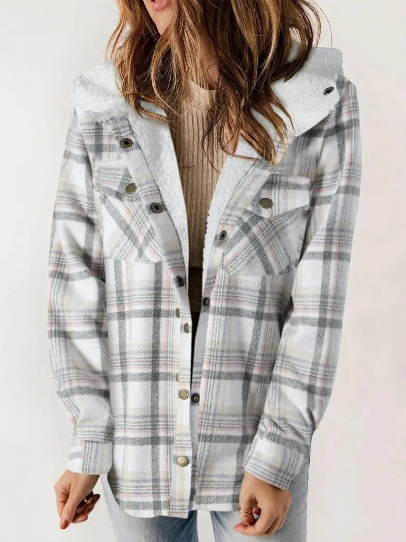 WW | Karo Winterjacke mit Kapuzens Lining