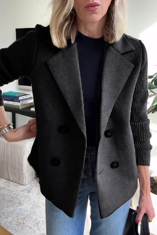 WW | Elegant Blazer with Contrast Sleeves