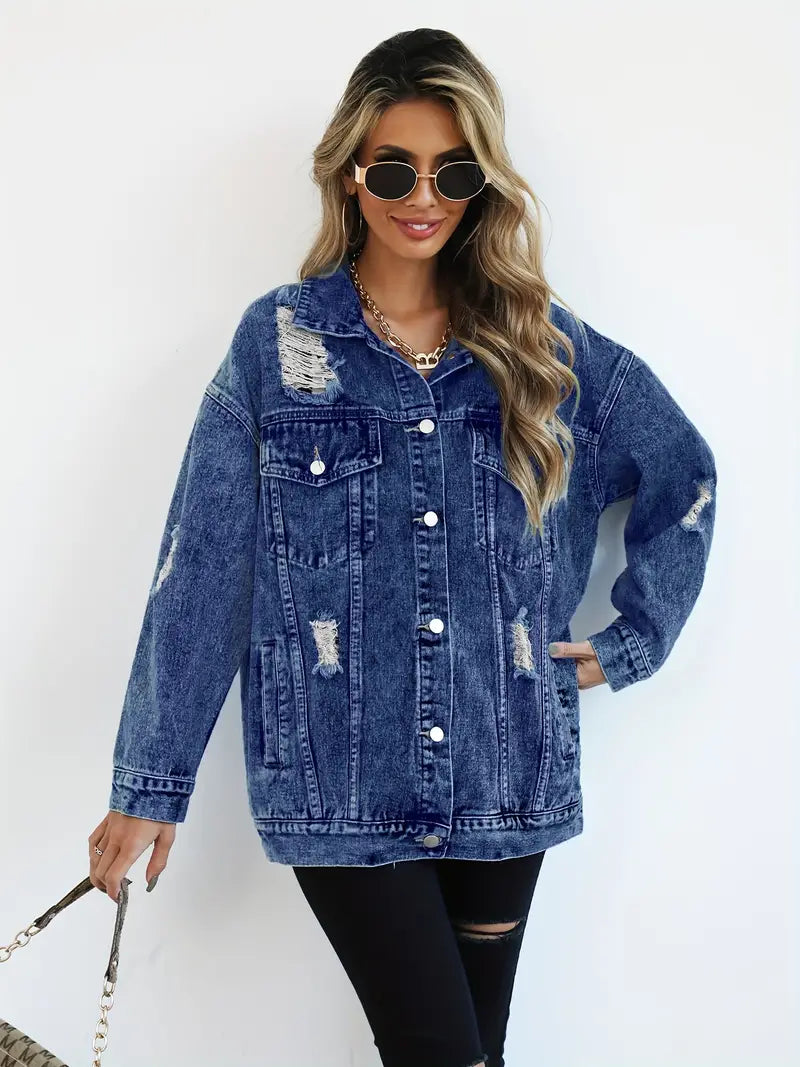 WW | Oversized Denim Jacket for Women