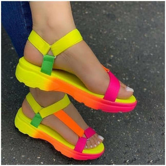 WW | Bunte Bequeme Sandalen
