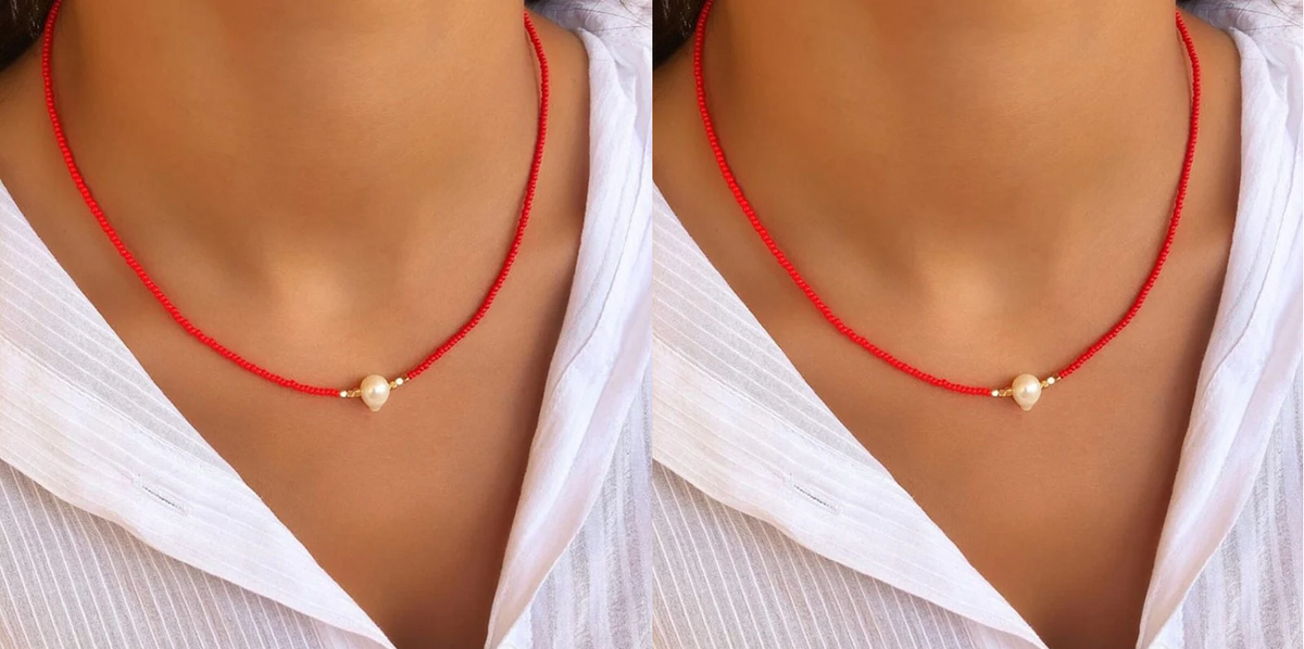 WW | Necklace With Natural Pearls