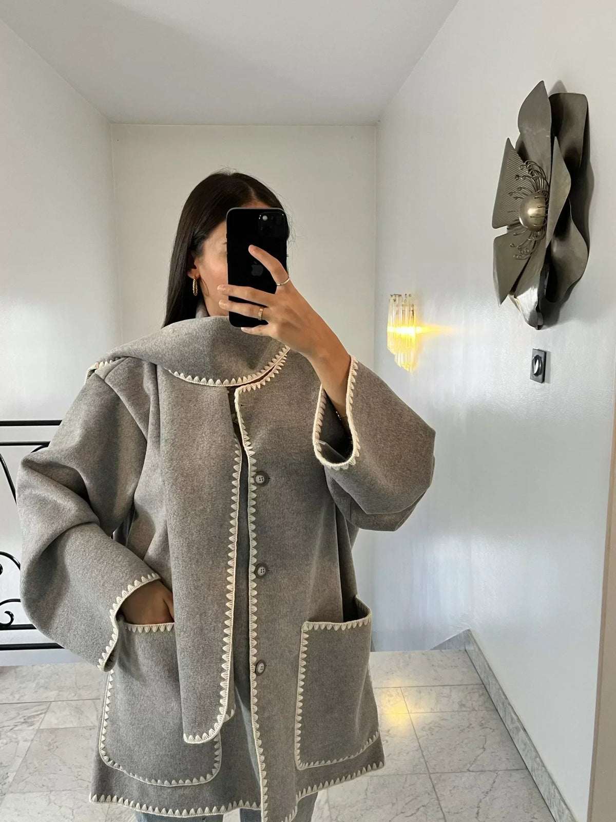 WW | Unique jacket and scarf in one!