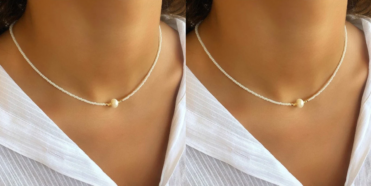 WW | Necklace With Natural Pearls