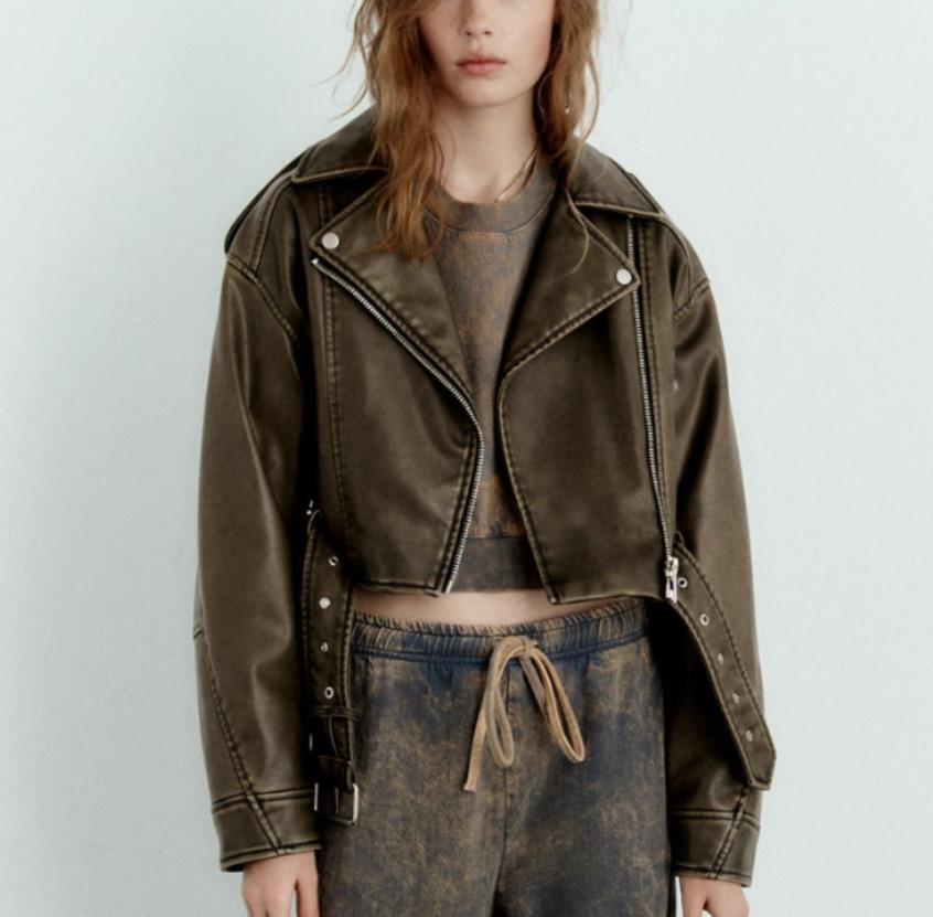 WW | Schwarze Lederjacke Für Damen